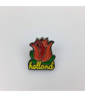 Pin Tulp Holland zilver