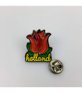 Pin Tulp Holland zilver