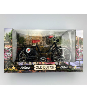 Miniatuurfiets Zwart 23 x 13 cm