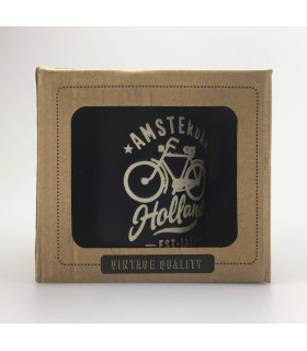 Mok Amsterdam Holland Fiets zwart