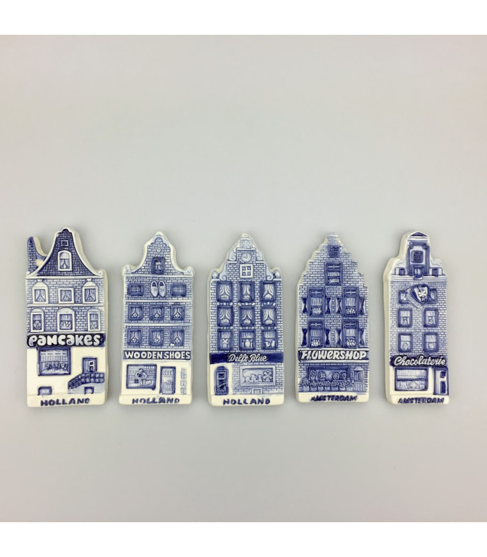 Magneet  delftsblauw chocolaterie Amsterdam