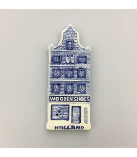 Magneet delftsblauw klompenwinkel Holland