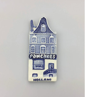 Magneet delftsblauw pannenkoekenhuis Holland