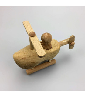 Helicopter van hout