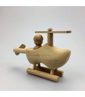 Helicopter van hout