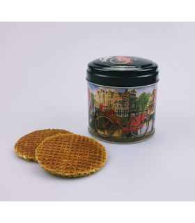Stroopwafels in blik Bicycles Holland