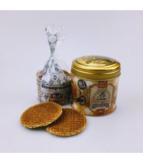 Stroopwafels in blik Bakkersfiets