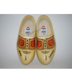 Klompen met naam geel [transparantgele uitvoering]