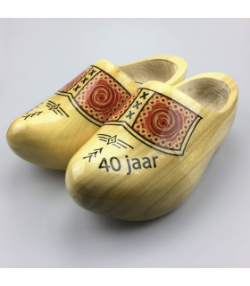 Klompen met naam geel [transparantgele uitvoering]