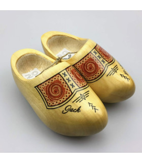 Klompen met naam geel [transparantgele uitvoering]