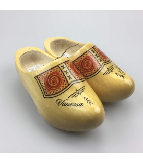 Klompen met naam geel [transparantgele uitvoering]