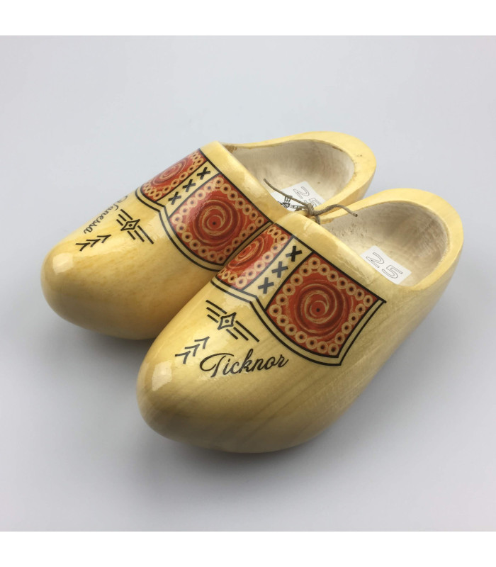 Klompen met naam geel [transparantgele uitvoering]