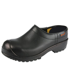 GEVAVI NEXT- 1250/00 PU GESLOTEN FLEX SCHOENKLOMP SB ZWART