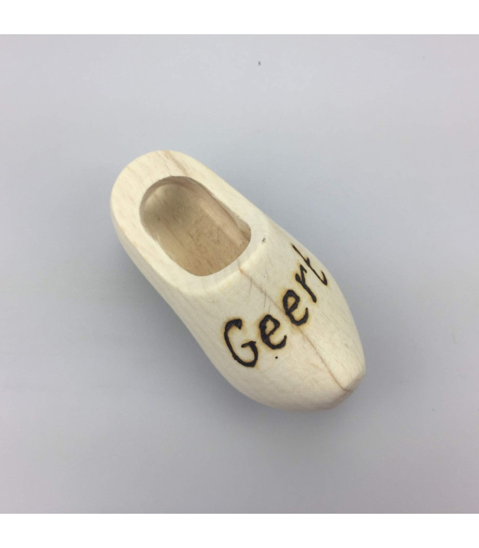 Dasklompje met naam gebrand