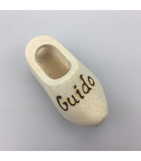 Dasklompje met naam gebrand