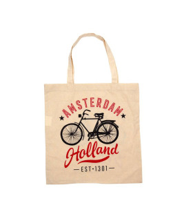 Tas Katoen Fiets Amsterdam