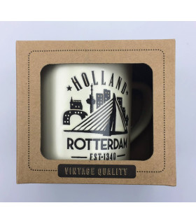 Campmug - Mok Rotterdam wit