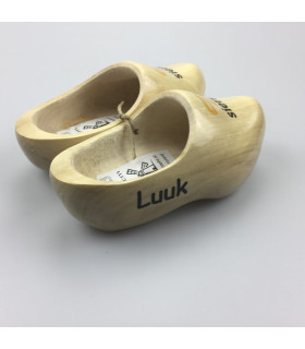 Geboortklompjes met bedrijfslogo schoenmaat 22-23