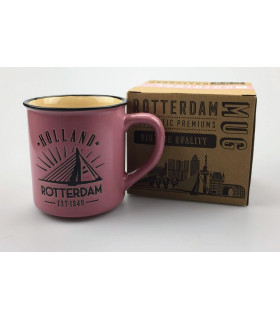 Campmug - Mok Rotterdam roze