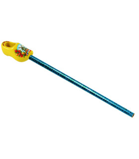 Potlood klompje geel met molen en tulpen