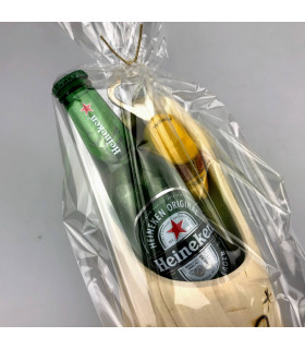 Klomp met biertje en opener