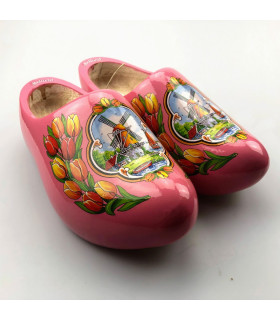 Roze klompen | Houten klompen in het roze