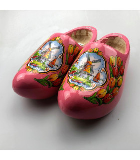 Roze klompen | Houten klompen in het roze