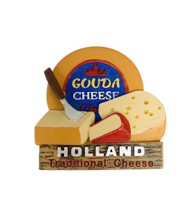 3D magneet traditonal cheese Holland - Gouda