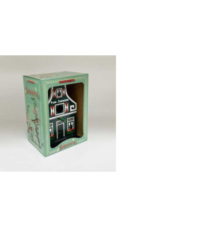 Vogelhuisje klokgevel + extra tekst