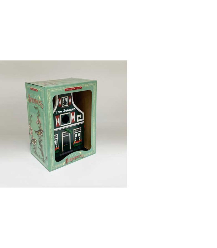 Vogelhuisje klokgevel + extra tekst