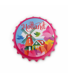 Opener magneet Holland Zwevende Tulpen