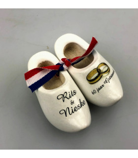 Souvenirklompjes 5 cm + tekst