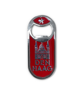 Magneet opener Den Haag rood