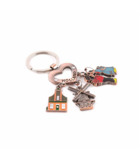 Sleutelhanger met Bedels Molen Huis Kuspaar