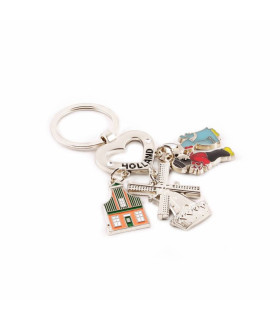 Sleutelhanger met Bedels Molen Huis Kuspaar