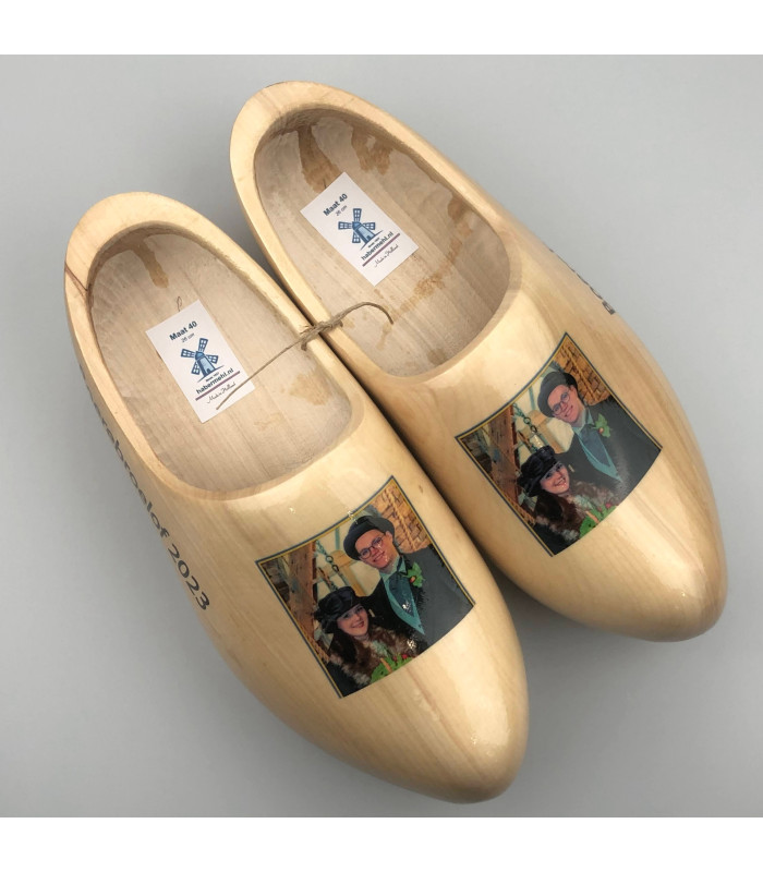 Klompen met foto