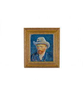 magneet met zelfportret v Vincent van Gogh