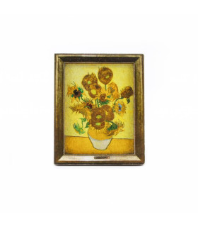 magneet met zonnebloemen v Vincent van Gogh