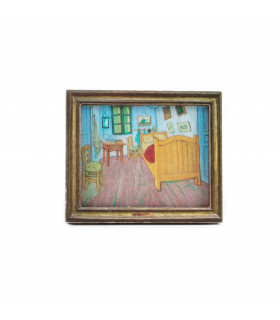 magneet met slaapkamer v Vincent van Gogh