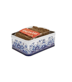 Speculaas in blik Holland Delfts Blauw