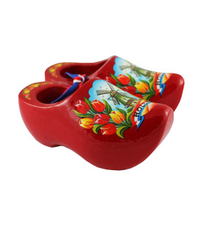 Souvenierklompjes van 8 cm Rood