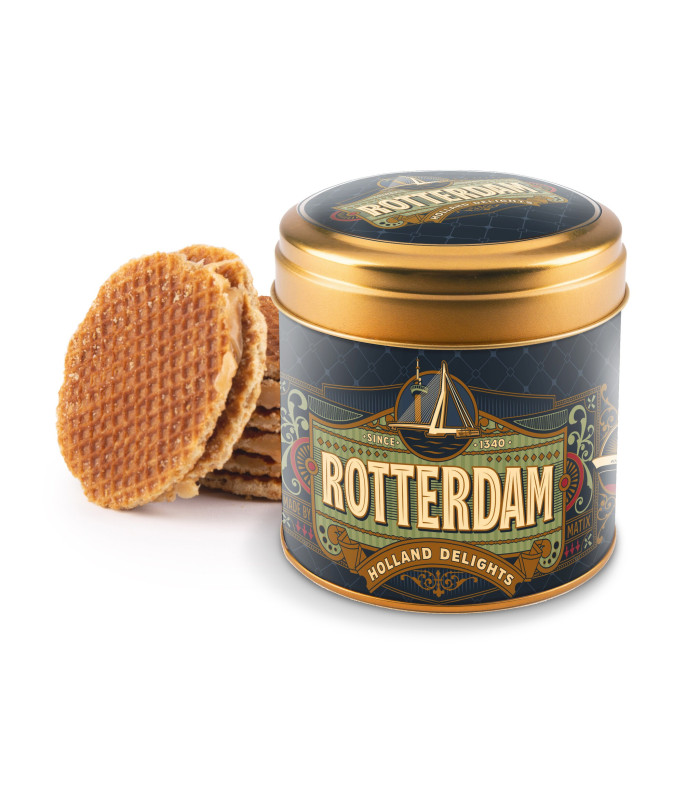 Stroopwafels in blik Rotterdam decor Charleston