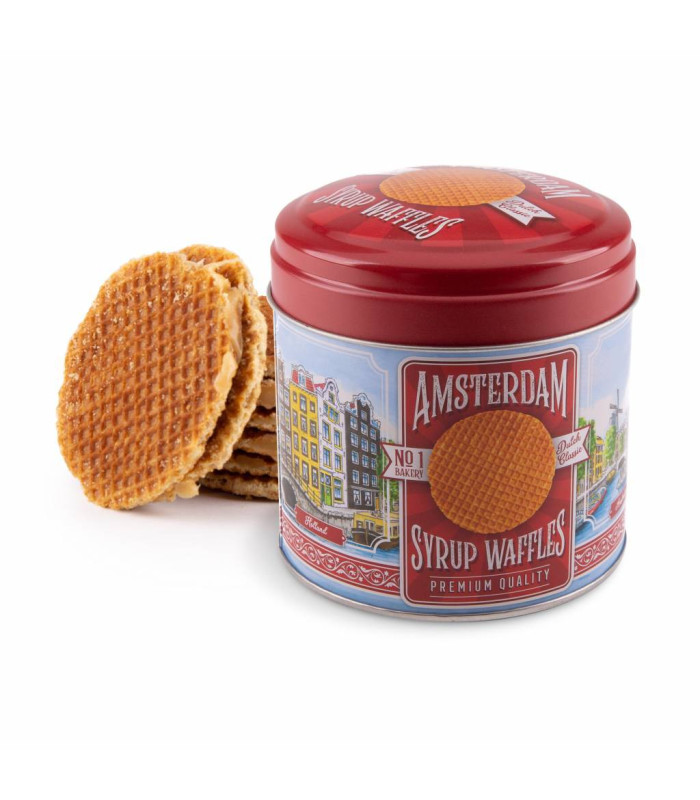 Stroopwafels in blik Bicycles Holland