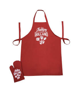 Tweedelige keukenset in rood