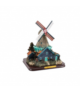 Stelingmolen zwart/grijs 16 cm