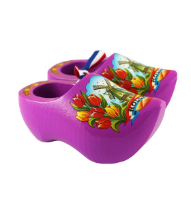 Souvenierklompjes van 8 cm Paars