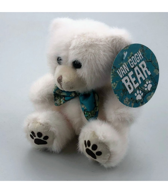 Pluche Beer Almond Blossom Wit