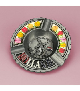 Mooie Asbak rond Holland - tinnen uitvoering