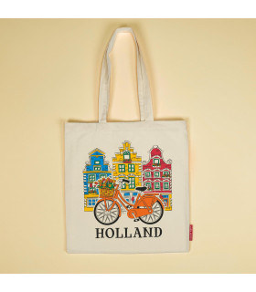 Hollandse Huisjes Tas | Katoen | Uniek Design