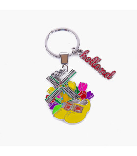 Sleutelhanger Molen & Klompen | Typisch Hollands Souvenir